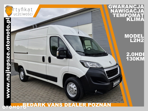 Peugeot Boxer L2H2, nawigacja, klima, tempomat, czujniki