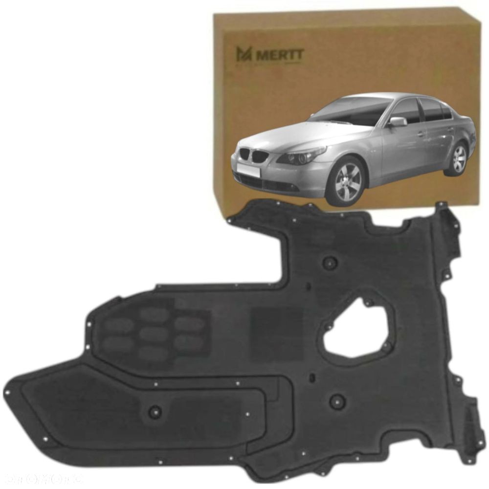 BMW SERIA 5 E60 2003-2010 MATERIAŁOWA OSŁONA SKRZYNI BIEGÓW 51717033748 - 1
