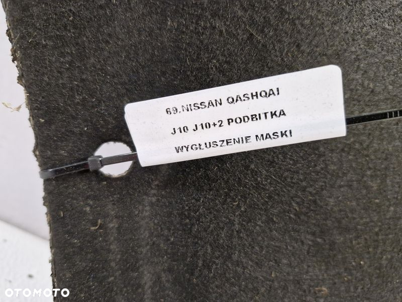 NISSAN QASHQAI 1 I J10 PRZEDLIFT WYGŁUSZENIE MASKI PODBITKA - 4