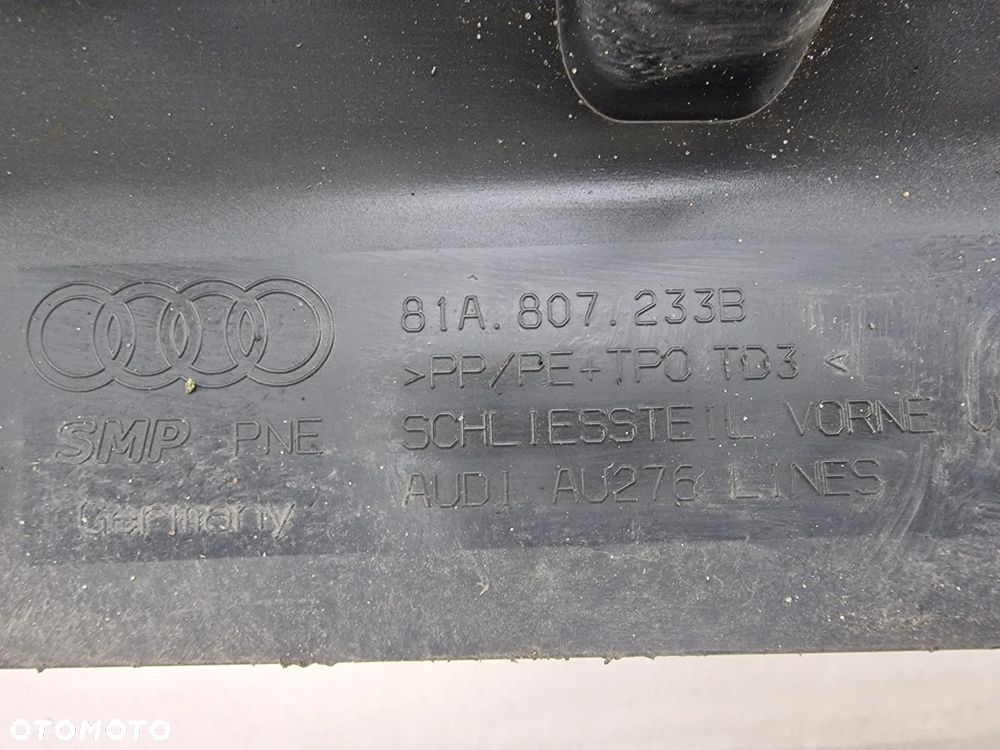 AUDI Q2 81A 16- OSŁONA / PŁYTA POD ZDERZAK PRZEDNI , NR 81A807233B , NR AUKCJI OSŁ723 - 7