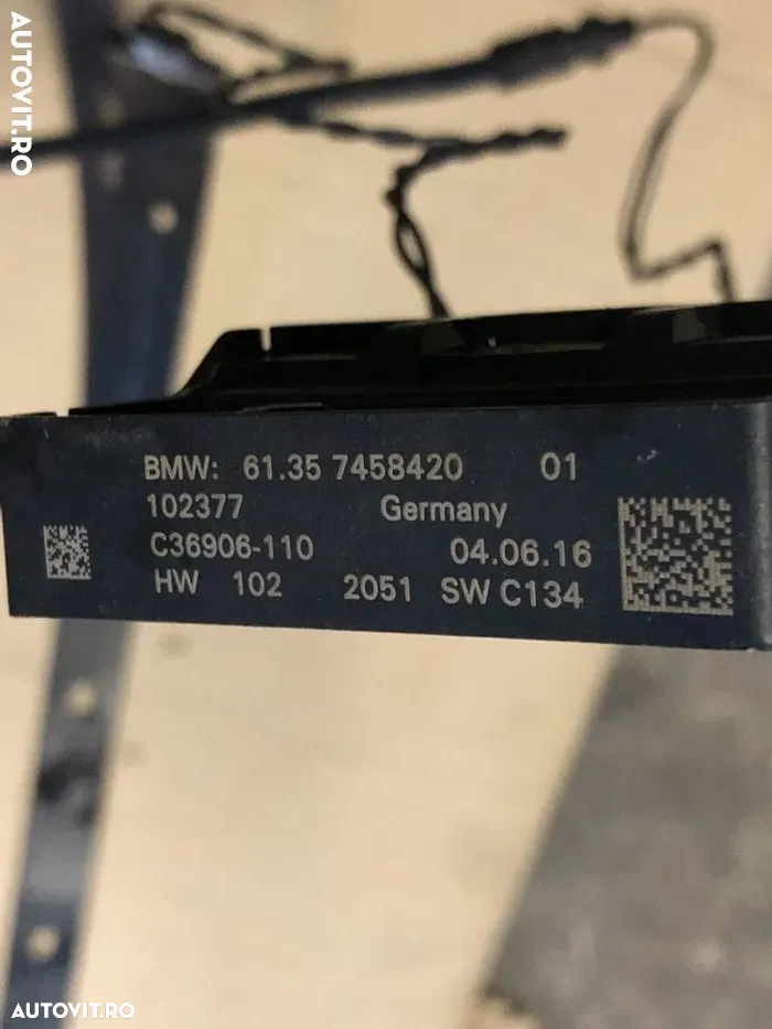 Antena radio Keyless go bmw f10 f11 spate modul senzor smart OPENER - 2