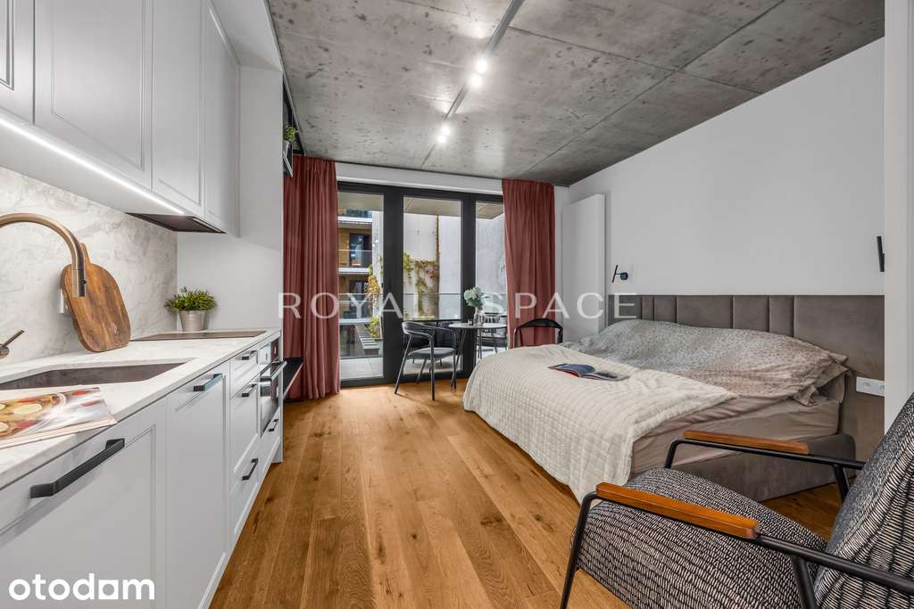 Stylowy apartament z loggią przy Emilii Plater 15!