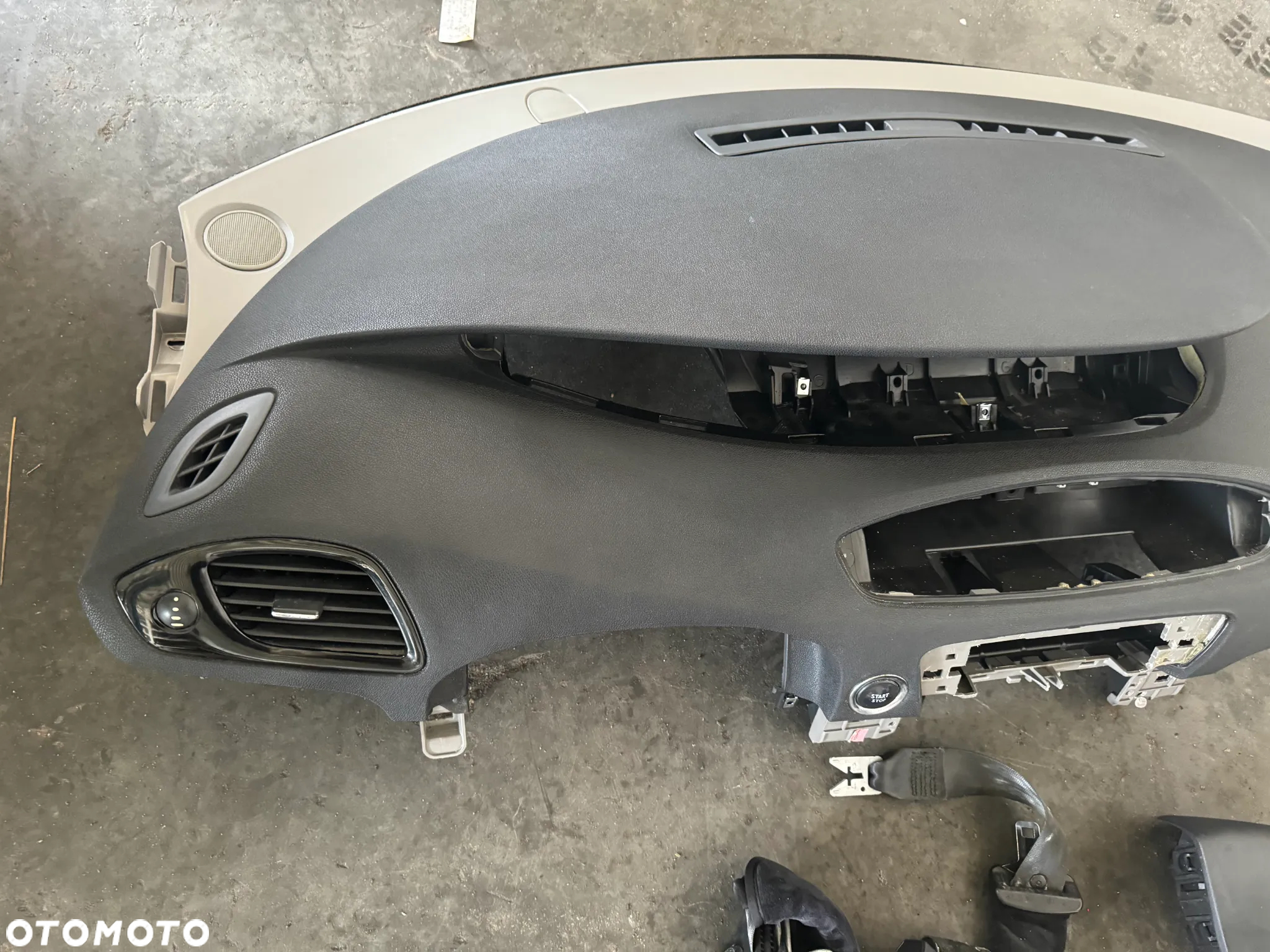 Konsola deska pasy airbag oryginał Renault Scenic III LIFT - 2