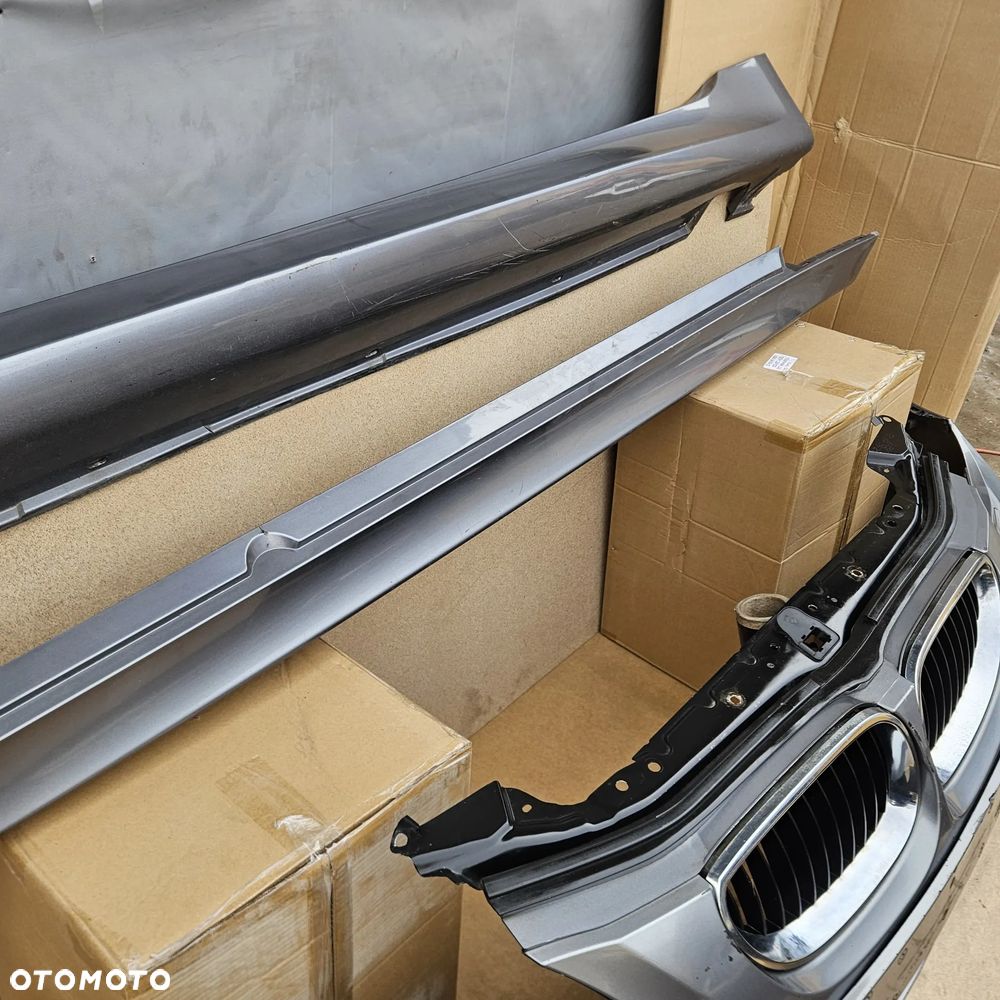 BMW E60 M PAKIET ZDERZAK PRZEDNI PRZÓD TYLNY TYŁ PROGI KOMPLET SPACEGRAU WLOTY ABSORBER 7896582 - 5