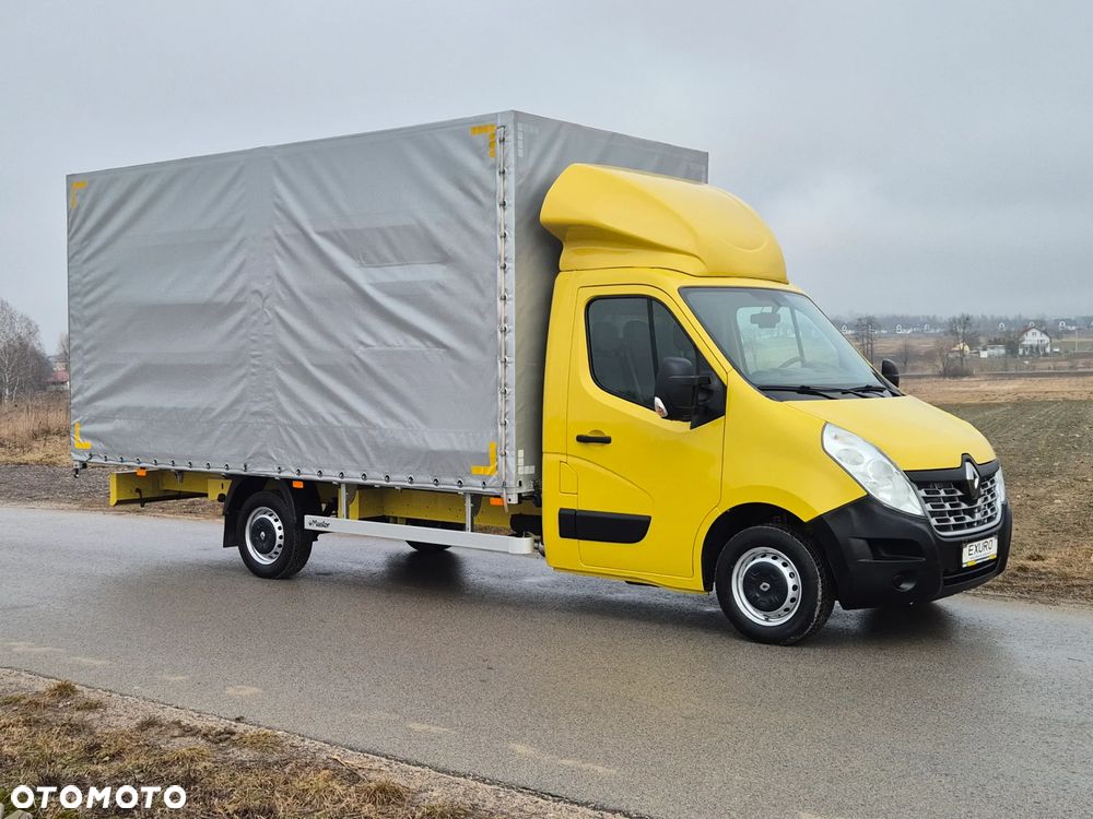 Renault MASTER 2.3 DCI 131KM MAX PLANDEKA 10 PALET PODNOSZONY DACH KAMERA SALON PL 2019R