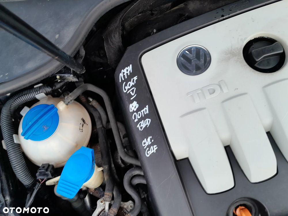 VW GOLF V SILNIK 2.0 TDI 16V 140KM DIESEL OZNACZENIE: BKD - 2