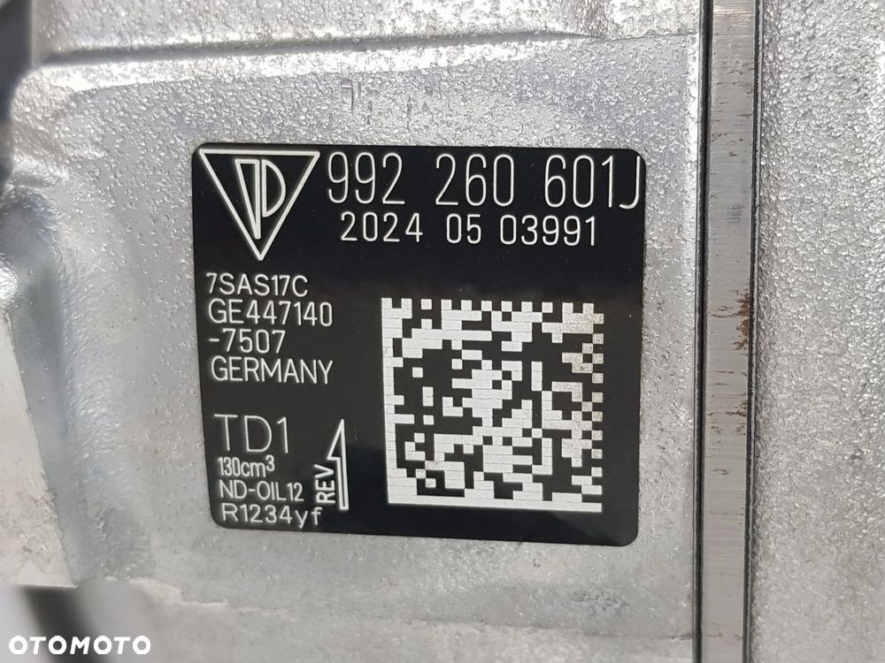 Kompresor Sprężarka klimatyzacji Porsche 911 (992) 992260601J - 9