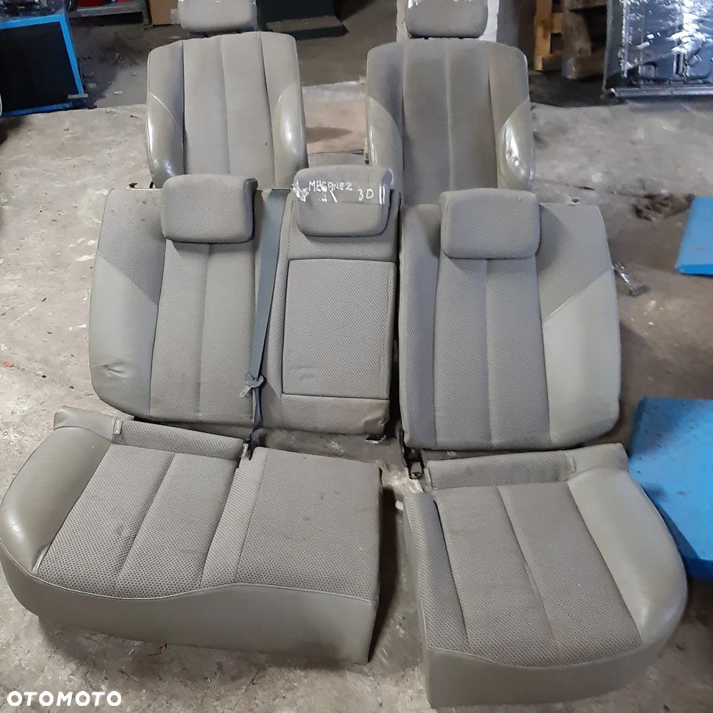 Fotel Prawy Pasażera Kanapa Megane 2 II 3D Półskóra - 1