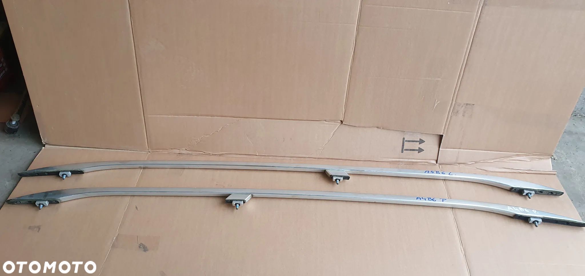 Relingi dachowe reling prawy lewy Audi A4 B6 - 1