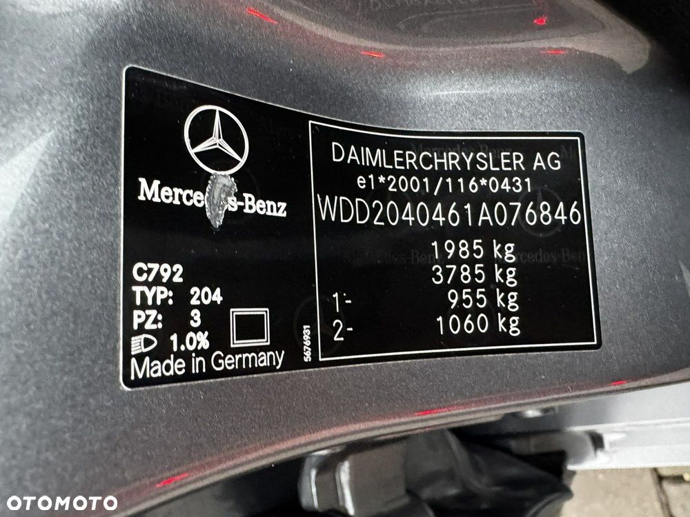 Mercedes-Benz Klasa C 200 (BlueEFFICIENCY) 7G-TRONIC Elegance - 18