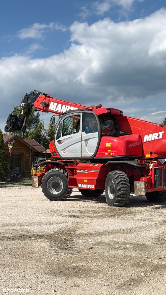Manitou Ładowarka teleskopowa MANITOU ROTO Mrt 2540 + Privilage 360° obrotowa 2150 2550 1840 PILOT sterowania Kosz Widły manitka silnik Mercedes 2015r Wciagarka dźwig 1 właściciel KLIMA serwisowana Merlo - 20