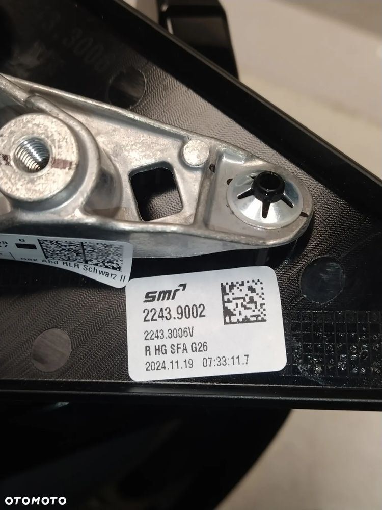 BMW 4 i4 G26 LUSTERKO ZEWNĘTRZNE PRAWE ASFERYCZNE FOTOCHROM 5 PIN NOWY ORYGINAŁ - 9