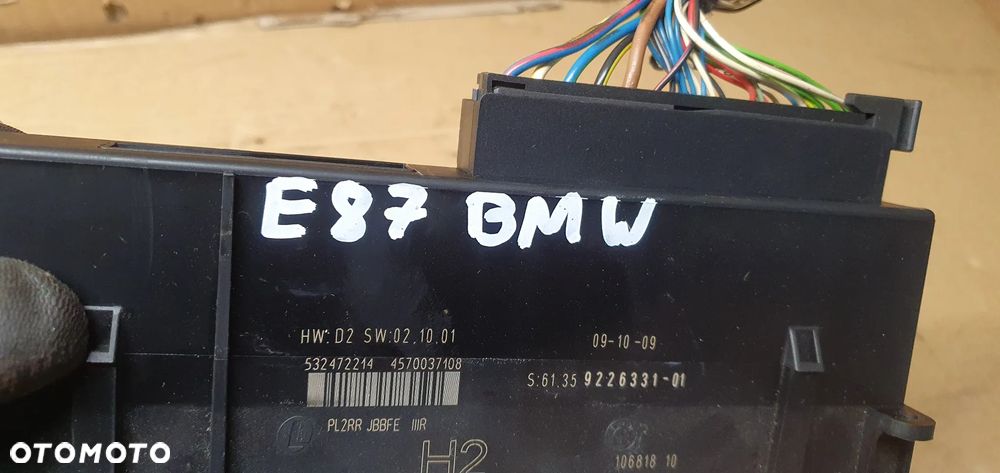 Moduł komfortu sterownik BMW I E81 E87 9226331 - 7
