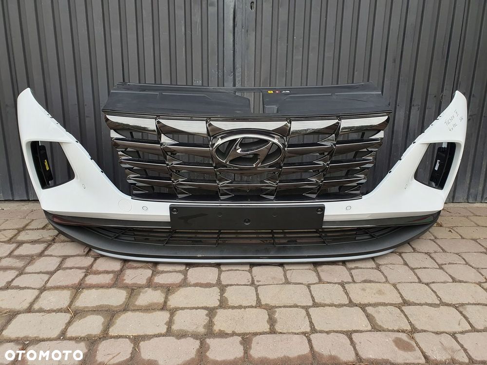 HYUNDAI TUCSON IV SAW ZDERZAK PRZÓD 4 PDC KOMPLET WIĄZKA ŻALUZJE BEZ KAMERY - 1