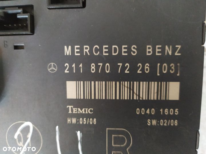 MERCEDES E 211 moduł zamka  drzwi sterownik RÓŻNE  NUMERY - 2