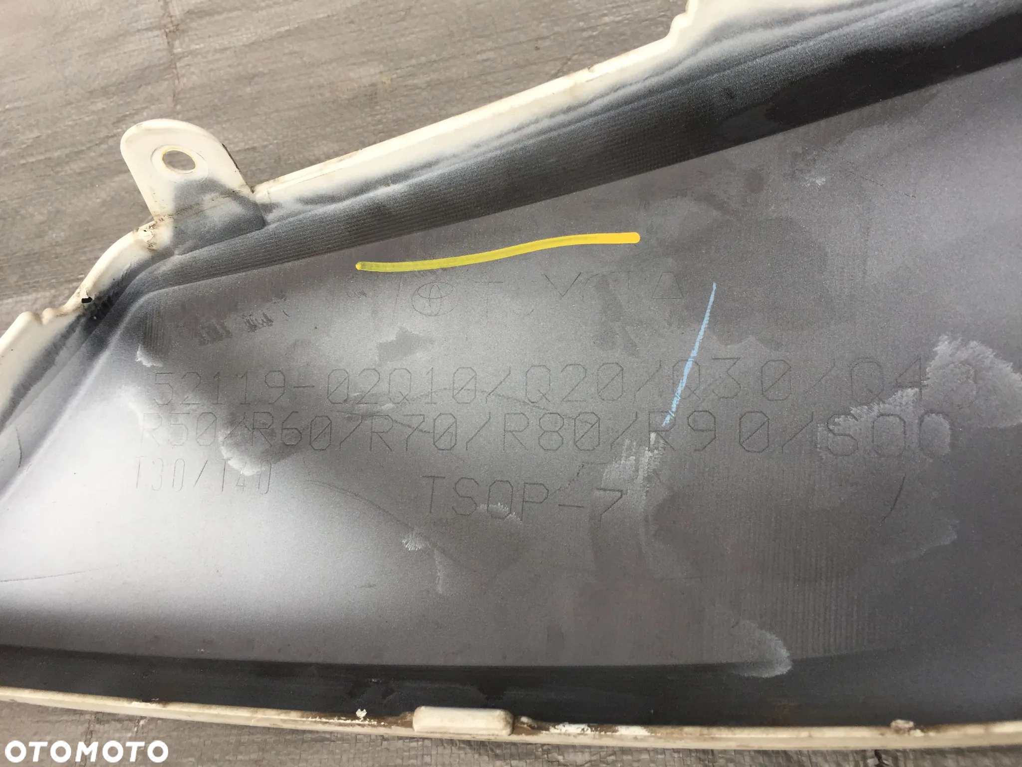 TOYOTA COROLLA E21 SEDAN 2019- ZDERZAK PRZOD PRZEDNI KRATKA ATRAPA ŚRODKOWA - 13