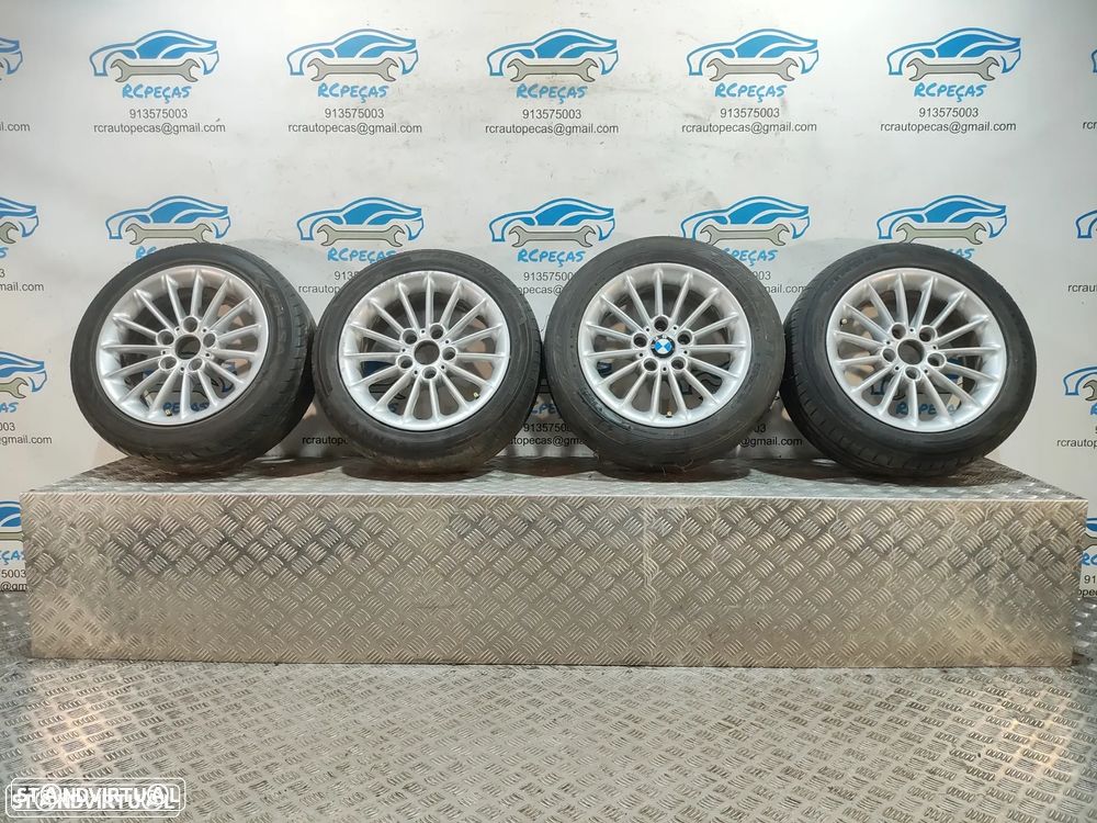 - Jantes 16" BMW Serie 5 - E39 - ORIGINAIS - 7J | ET20 | 5x120 - 16 Polegadas | 36111095441 | 1095441 | Jante | 5 x 120 | 205 55 16 | Pneus - 2