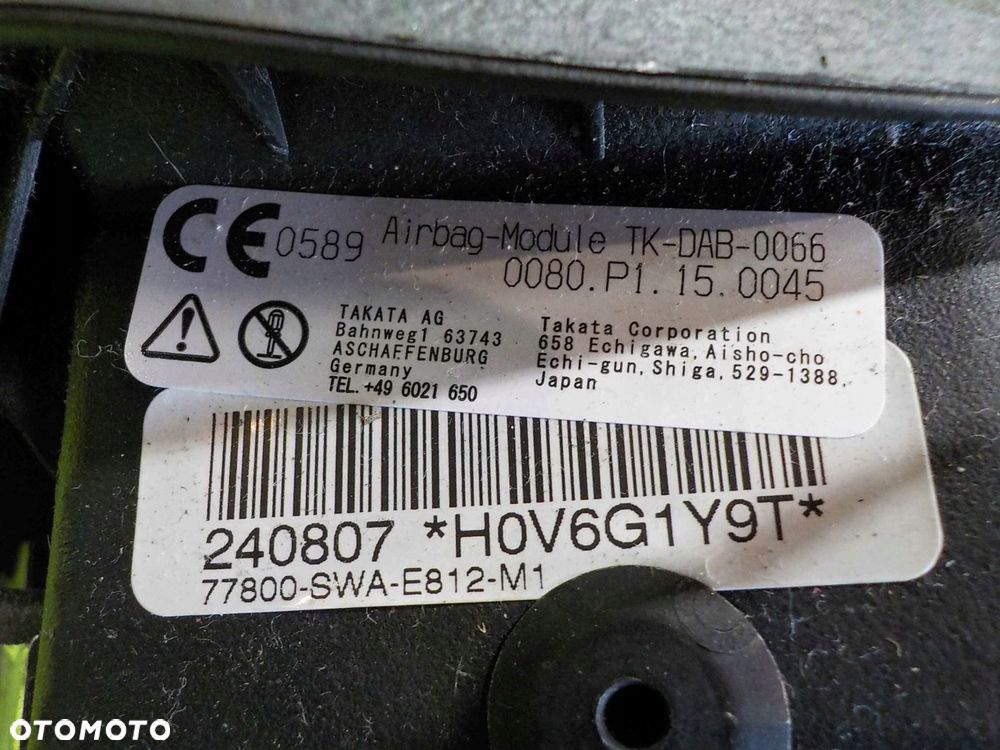 HONDA CRV III 07r AIRBAG poduszka kierowcy - 12