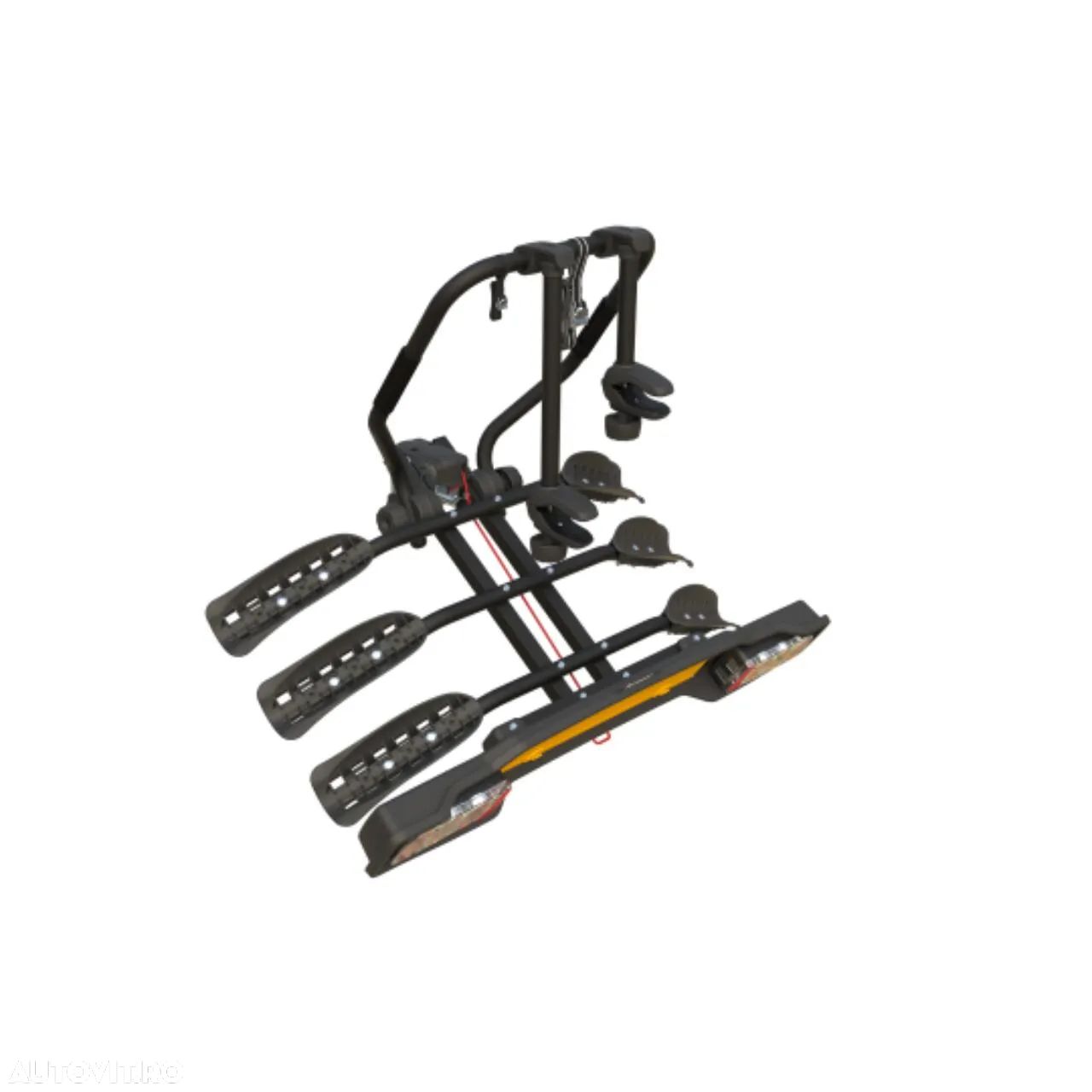 Suport 3 biciclete Peruzzo Siena 668/3N cu prindere pe carligul de remorcare, Negru,, Nou_emitem Factura & Garantie, Pret Importator - 1