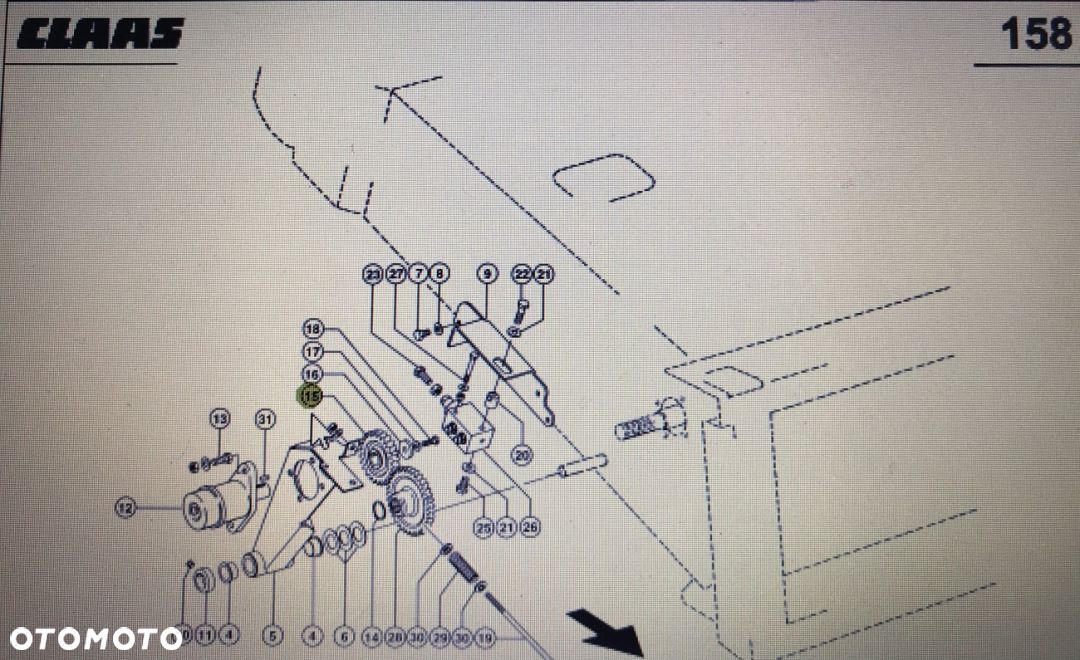 00 0668 822 0/koło zębate/Claas Lexion 580 630-620 670 -640 770/Tucano 330-320 580-570 460 430-420 - 1