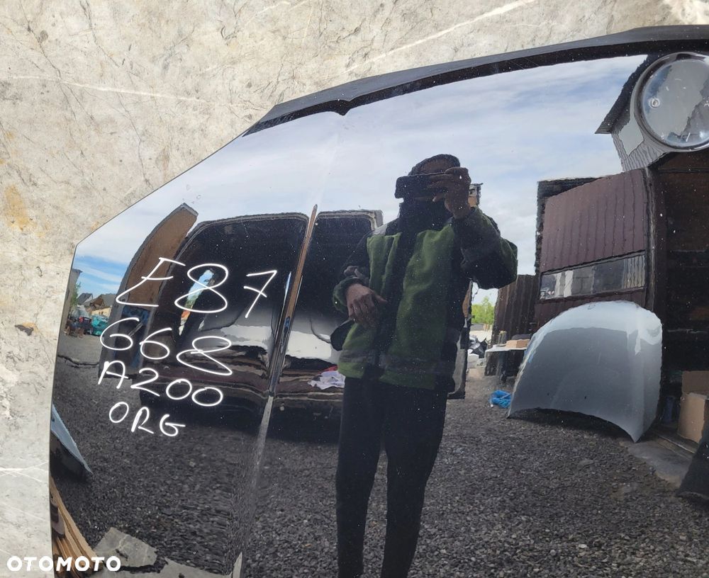 MASKA POKRYWA SILNIKA BMW E81 E82 E87 E88 668 SCHWARZ II ORG LAKIER A200 - 2