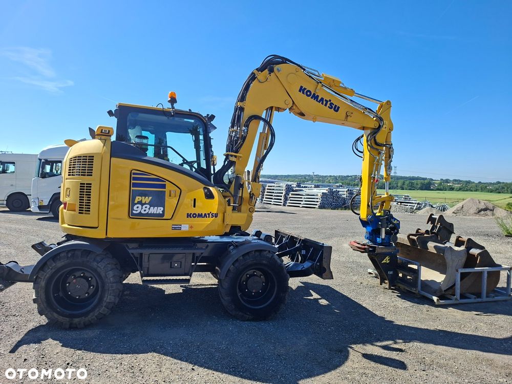 Komatsu PW98MR-11 GŁOWICA OBROTOWA 4 Łyżki plus widły - 1