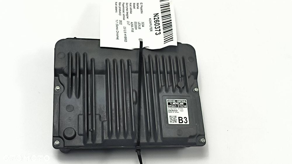 KOMPUTER SILNIKA ECU LEXUS ES300H 89611-3TK30 278200-0190 - 1