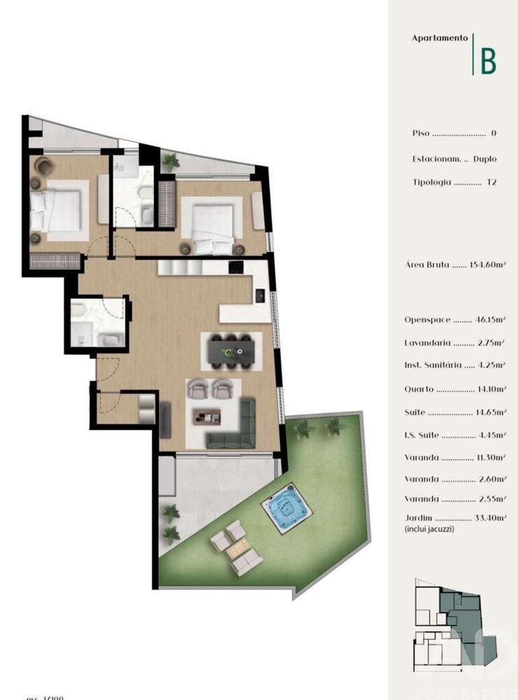 Apartamento T2 em Ponta do Sol de 120,00 m2 - Grande imagem: 5/7
