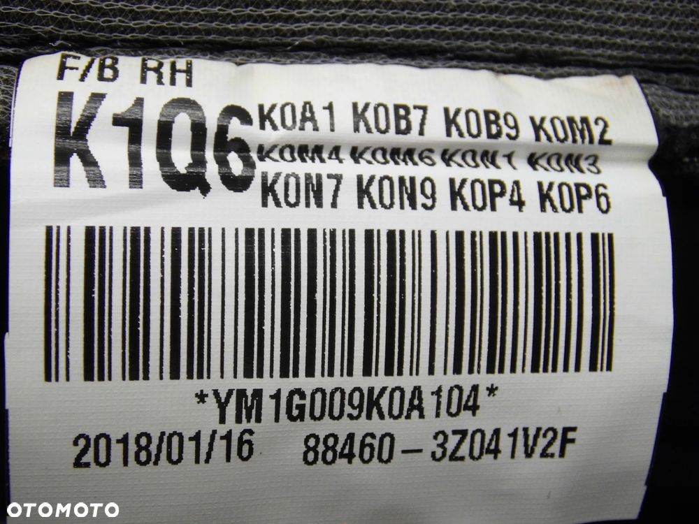 MATA GRZANIA FOTELA OPARCIA HYUNDAI I40 LIFT PRAWA LEWA ORYGINAŁ - 3