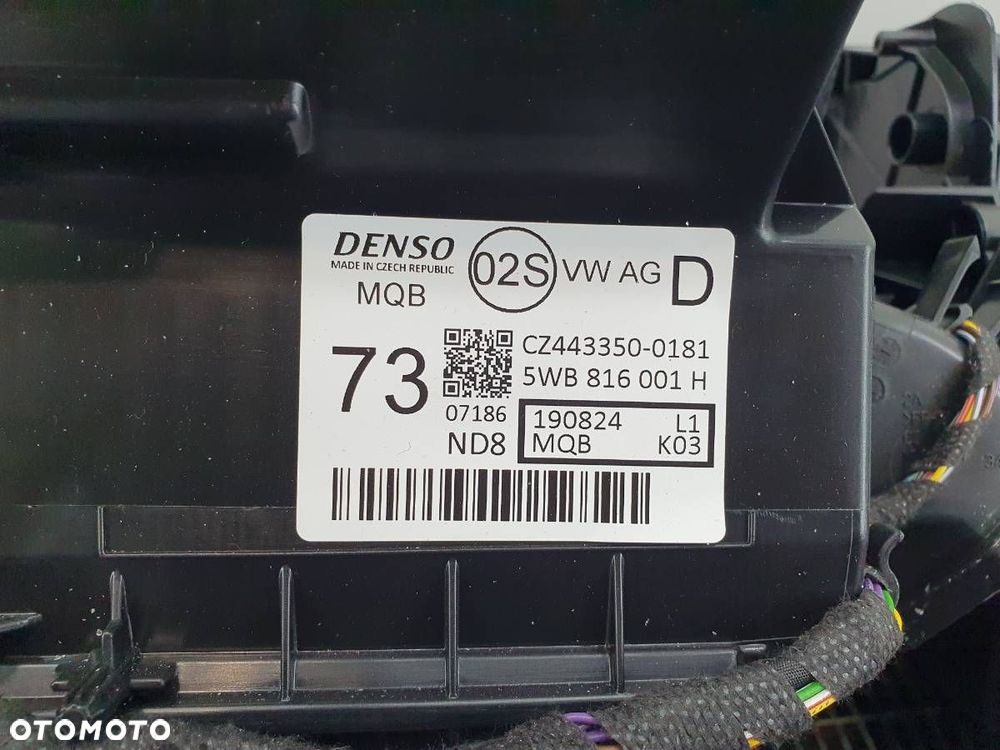 NAGRZEWNICA DMUCHAWA EUROPA SKODA OCTAVIA IV 2024 5WB816001H - 5