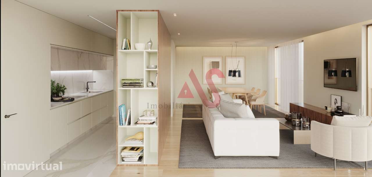 Apartamento T3 no Empreendimento Douro Atlântico III, em Vila Nova de - Grande imagem: 4/9