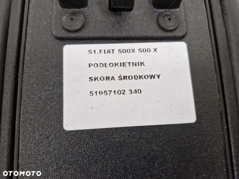 fiat 500x 500 x podłokietnik skóra środkowy 51957102 - 8