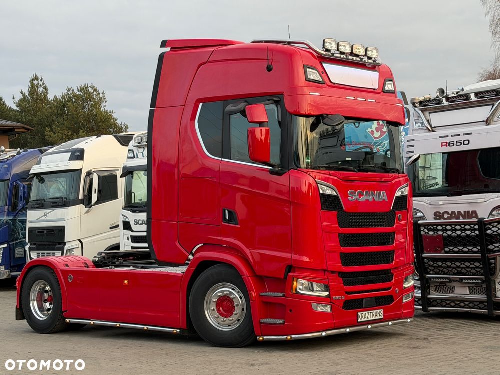Scania 580s Scania z Niemiec ASO kontrakt serwisowy idealny stan v8 4x2 - 2