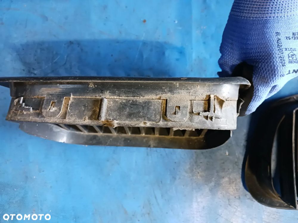 Nerki BMW 530 E39 LIFT FL polift mpakiet czarne grill atrapa maski chłodnicy lewa prawa KOMPLET - 4