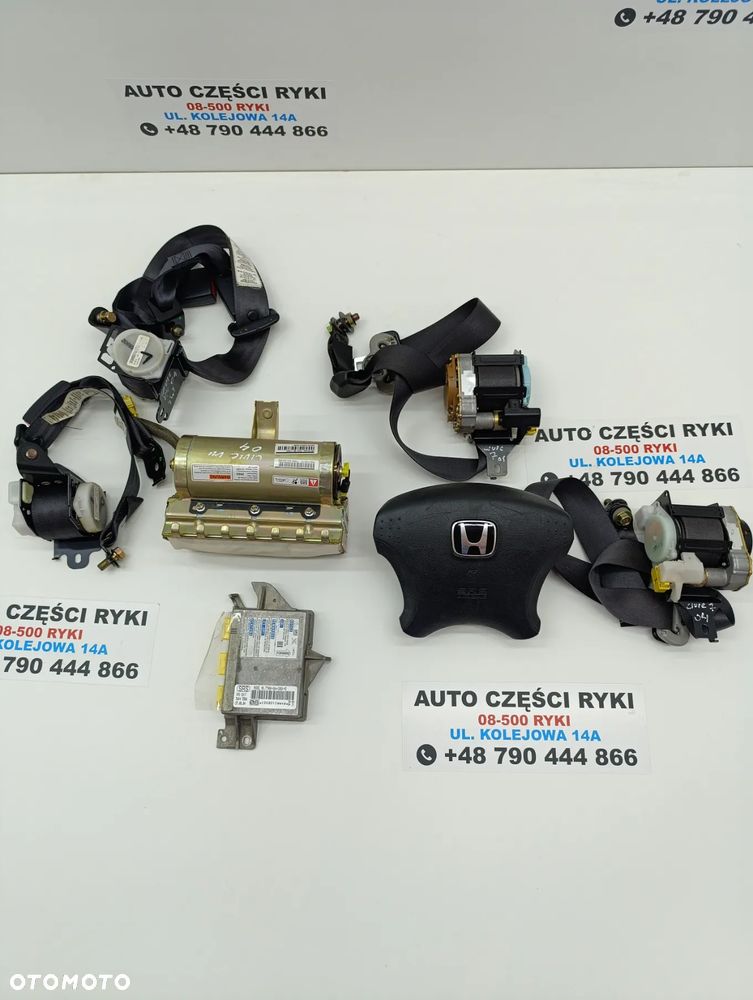 Honda civic VII 04r komplet poduszek powietrznych z pasami - 1