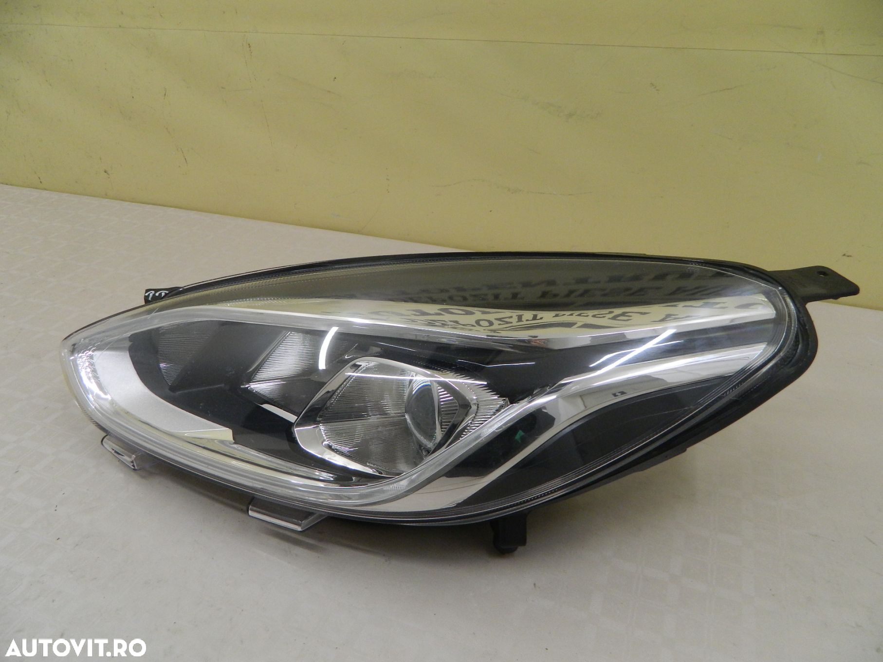 Far stanga Ford Fiesta cu Lupa si LED, 2017, 2018, 2019, 2020, 2021, 2022, cod origine H1BB-13W030-CD. - 3