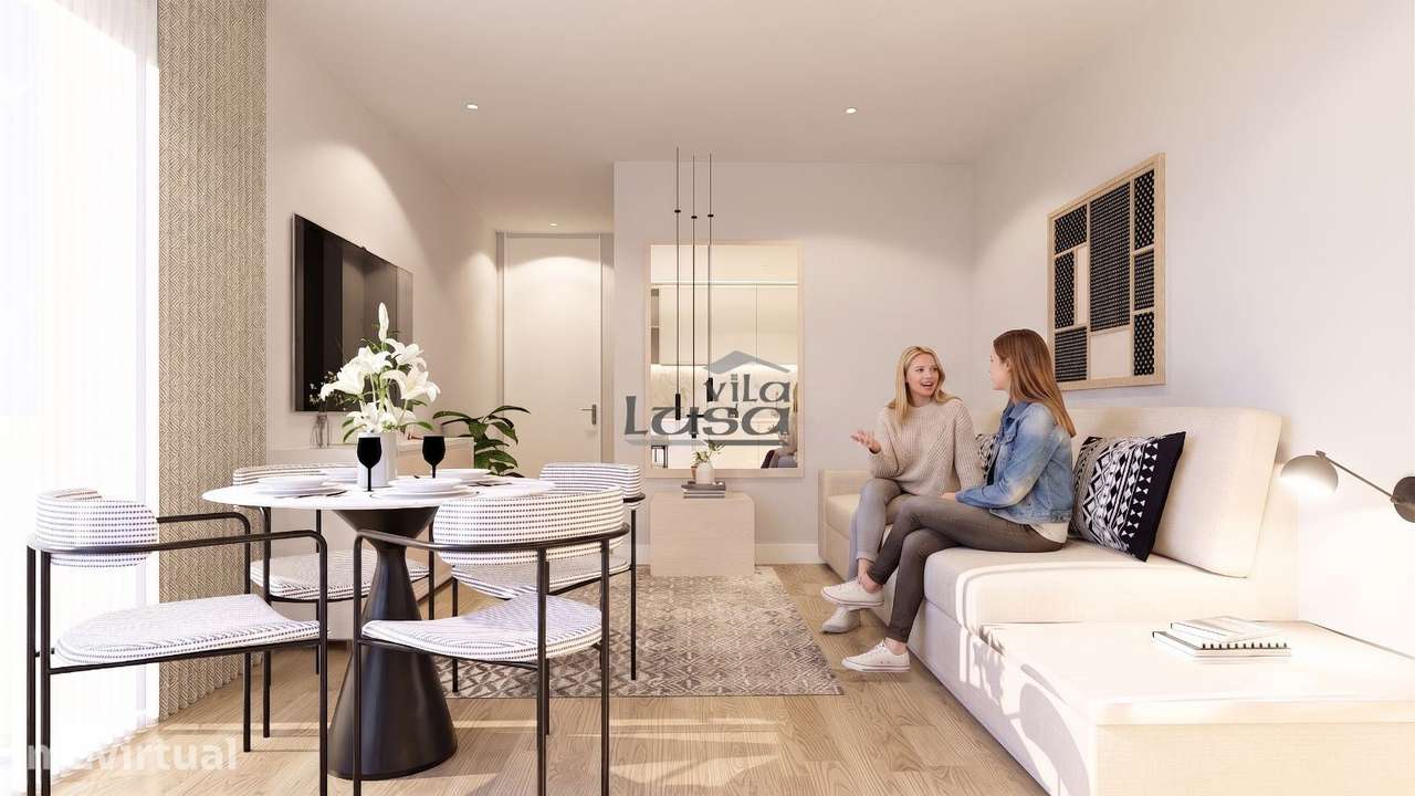 Apartamento T1 Novo varanda e lugar de garagem Vilar de Paraiso, Vi... - Grande imagem: 5/26