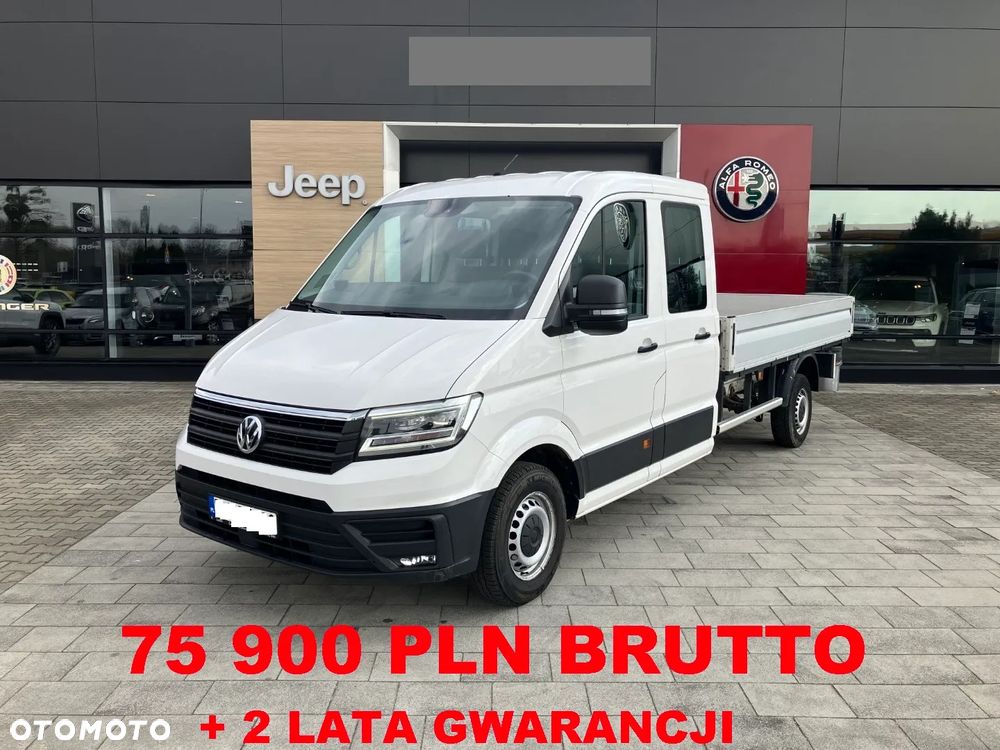 Volkswagen CRAFTER L4 DOKA BRYGADÓWKA 7-miejsc Salon Polska 1 WŁ Bezwypadkowy