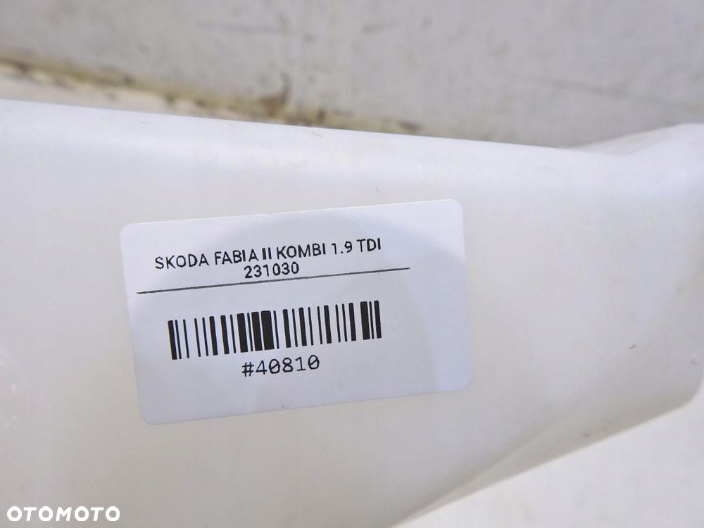 ZBIORNICZEK SPRYSKIWACZY SKODA FABIA II 1.9 TDI 6Q0955453 - 5