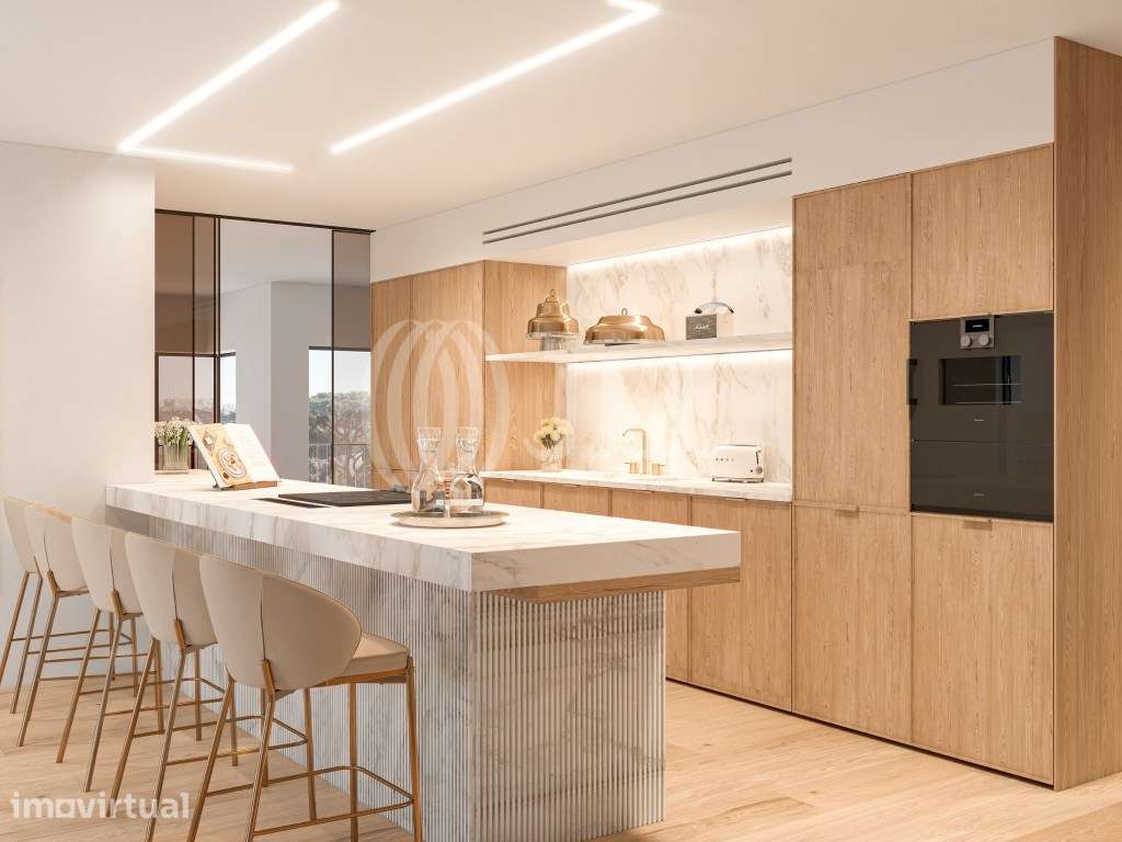 Apartamento T4+1, novo, no Melo e Sousa 670, no Estoril, Cascais. - Grande imagem: 4/44