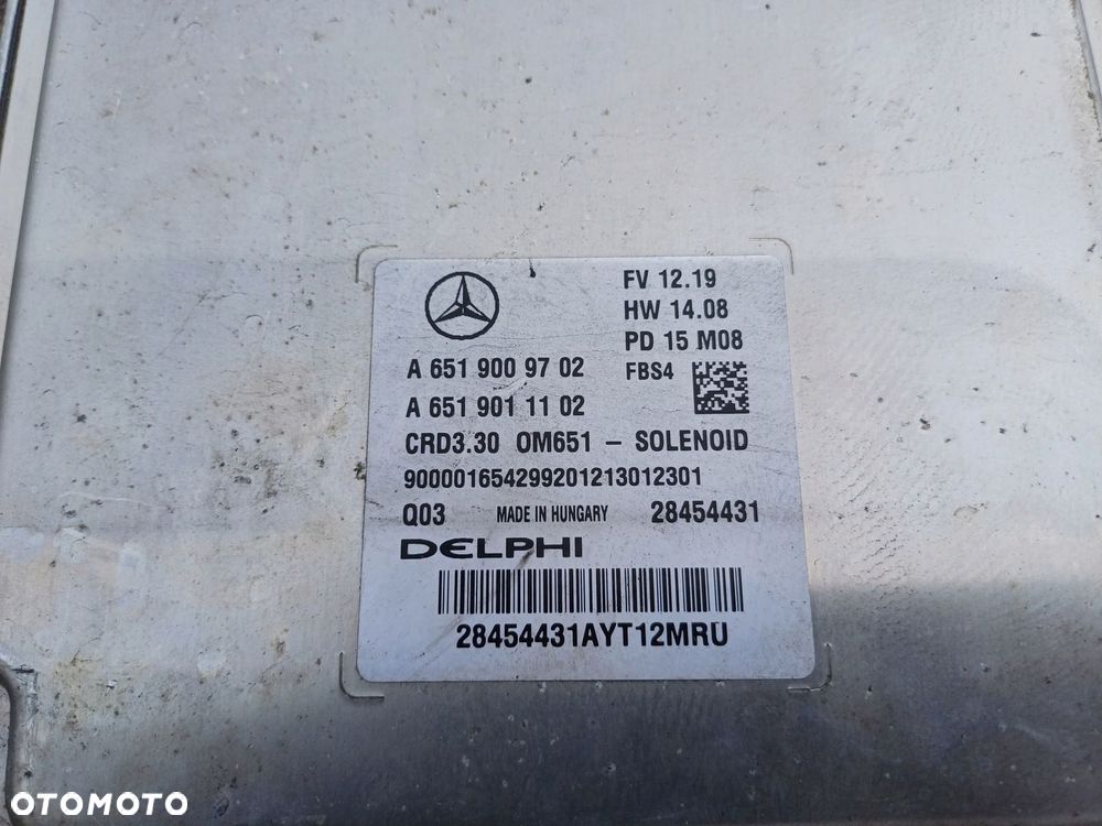 MERCEDES W 246 176 komputer A 6519009702 - 2