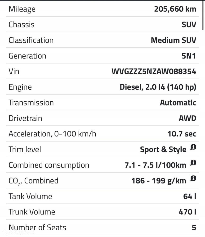 SILNIK KOMPLET VW Passat B6 2.0 TDI 140KM udokumentowane 205tyś CBA CBAB - 3