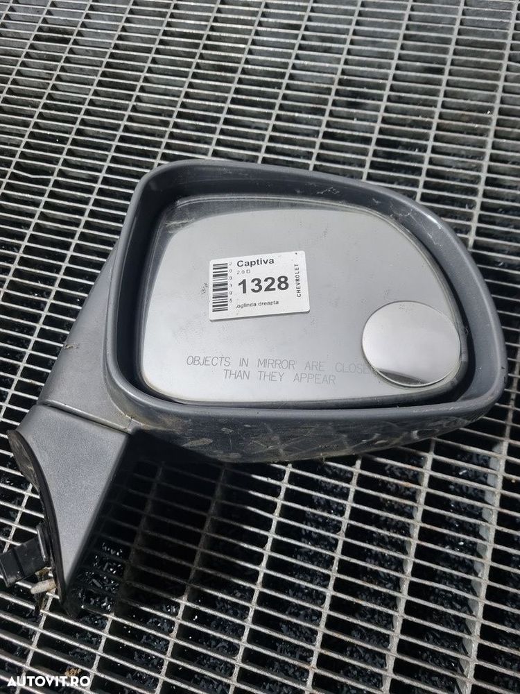 Oglinda dreapta Chevrolet Captiva 2006 - 2011 4 Usi GRI (1328) Cu rabatare electrică - 2