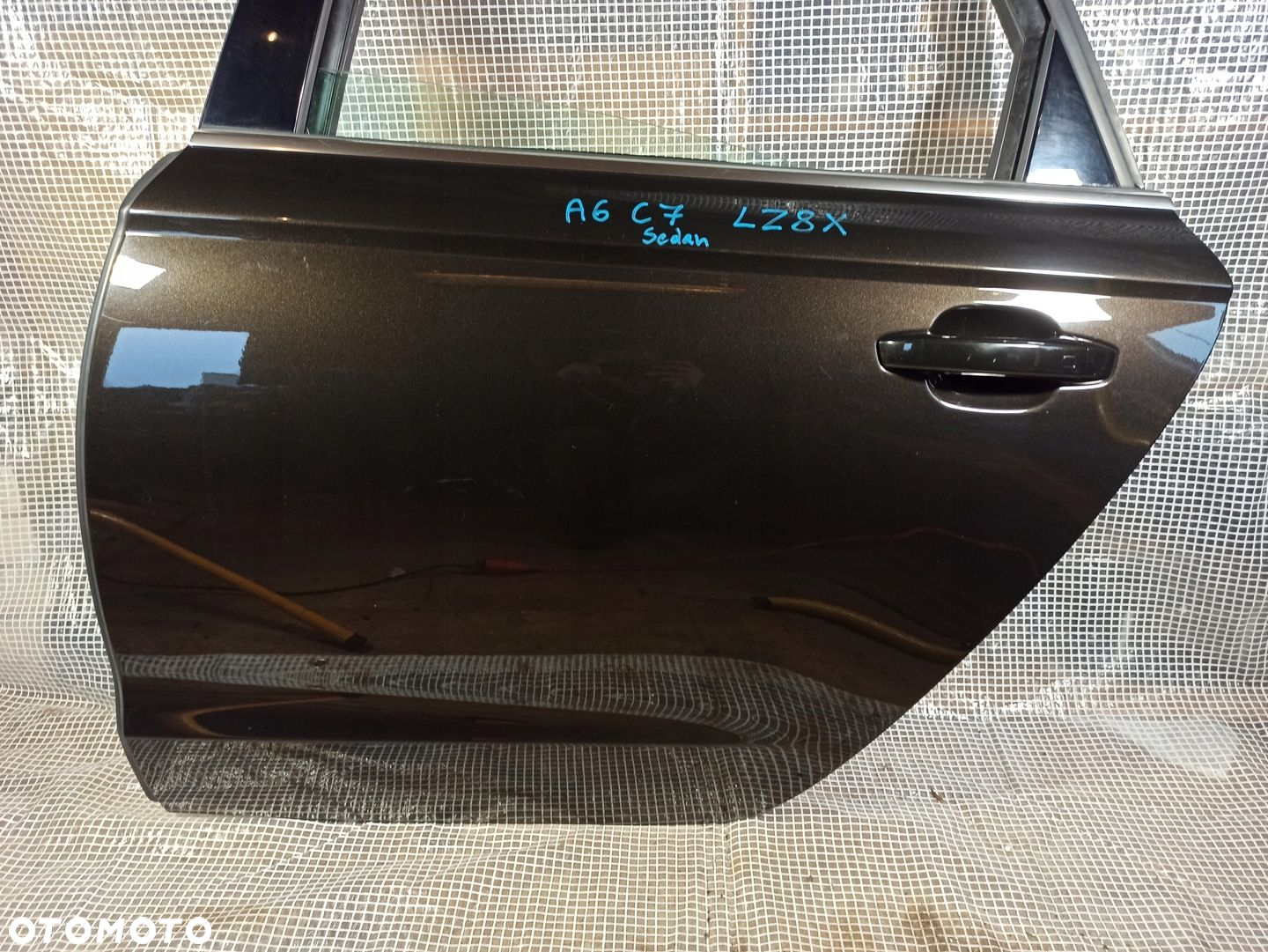 AUDI A6 C7 4G0 SEDAN DRZWI LEWE TYLNE TYŁ LY8X KOMPLETNE W KOLOR 130 MIKRON - 2
