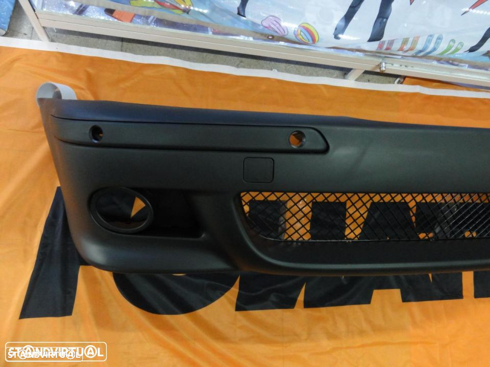 Para-choques Frontal BMW E39 95-03 Limo / Touring Pack M / M5 LOOK em plástico Com furação para sensores PDC e lava faróis - 2