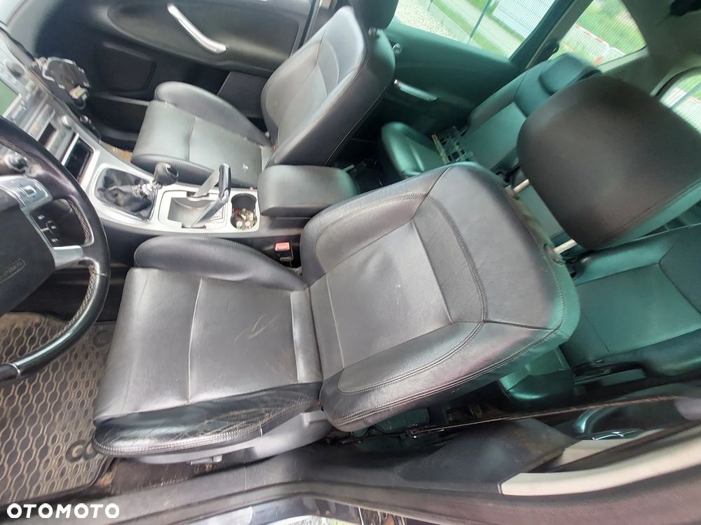 FORD S-MAX FOTEL LEWY KIEROWCY PRAWY PASAŻERA PRZEDNI PRZÓD SKÓRA nr. 11/7 - 1