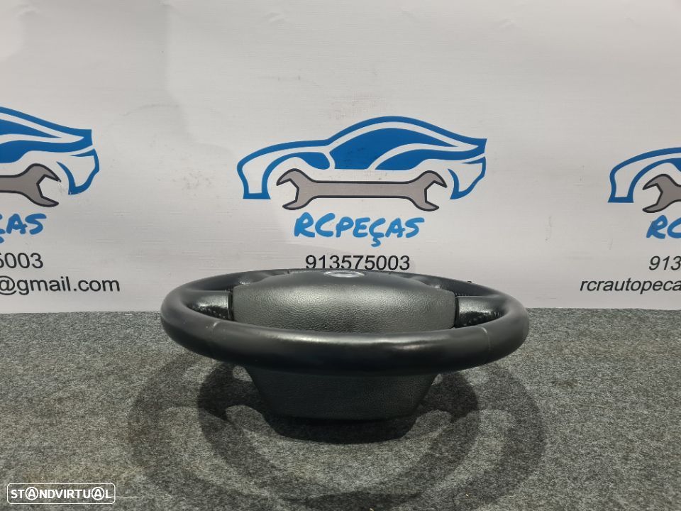 VOLANTE GUIADOR COMPLETO NISSAN PRIMERA III 3 MK3 P12 PELE AIRBAG COMANDOS MULTIFUNÇÕES - 5