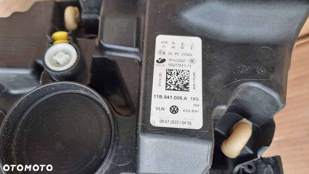 VW ID4 ID.4 PRAWA LAMPA FULL LED 11b941006a UŻYWANA - 7