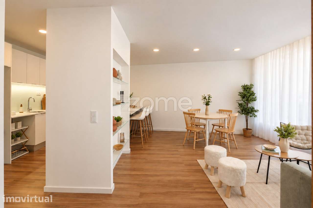 Apartamento T2+1 Totalmente Remodelado com Varanda - Grande imagem: 3/18