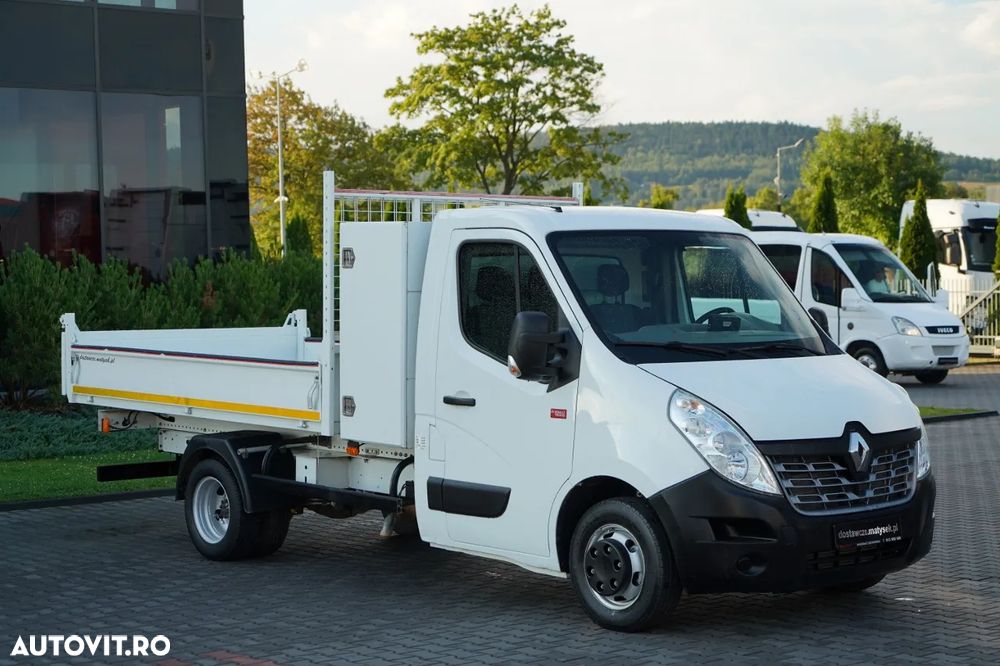Renault MASTER / BASCULATOR SPATE / 3 LOCURI / DOUĂ TRANSMISII / MANUALĂ / IMPORTATĂ / - 12